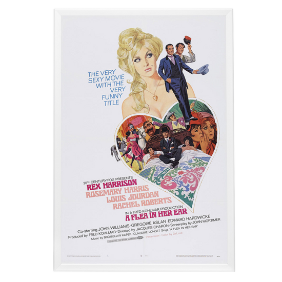 "Flea In Her Ear" (1968) Framed Movie Poster