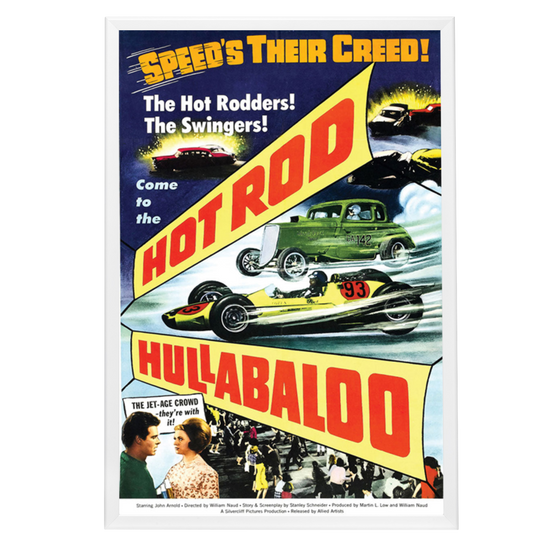 "Hot Rod Hullabaloo" (1966) Framed Movie Poster