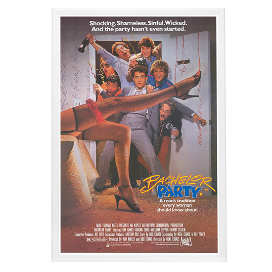 "Bachelor Party" (1984) Framed Movie Poster