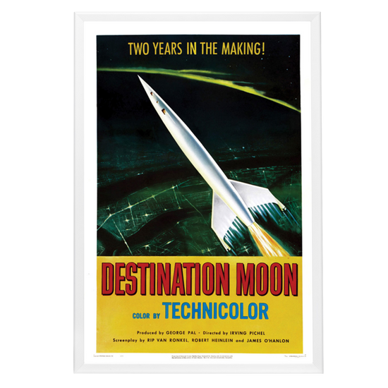 "Destination Moon" (1950) Framed Movie Poster