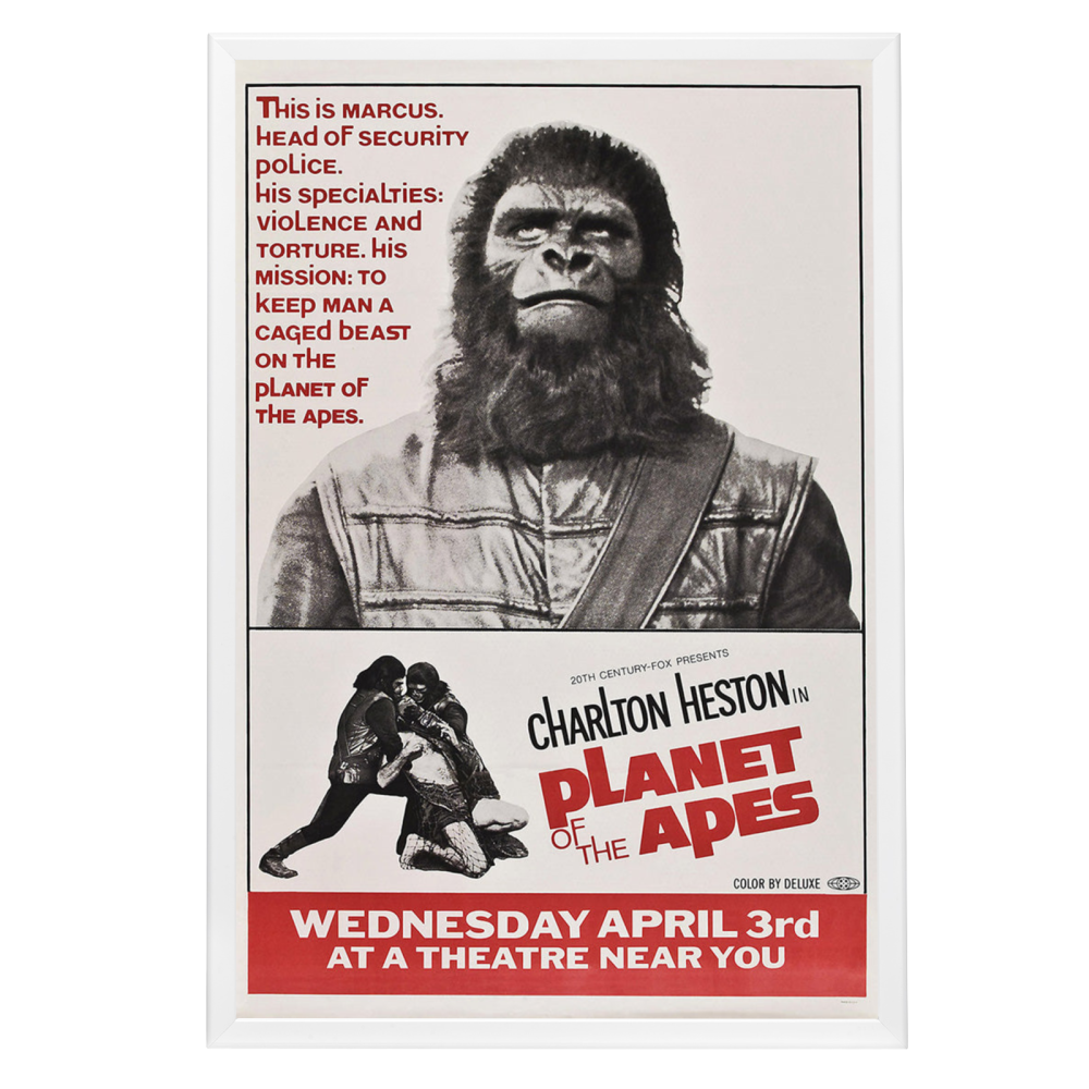 "Planet Of The Apes" (1968) Framed Movie Poster