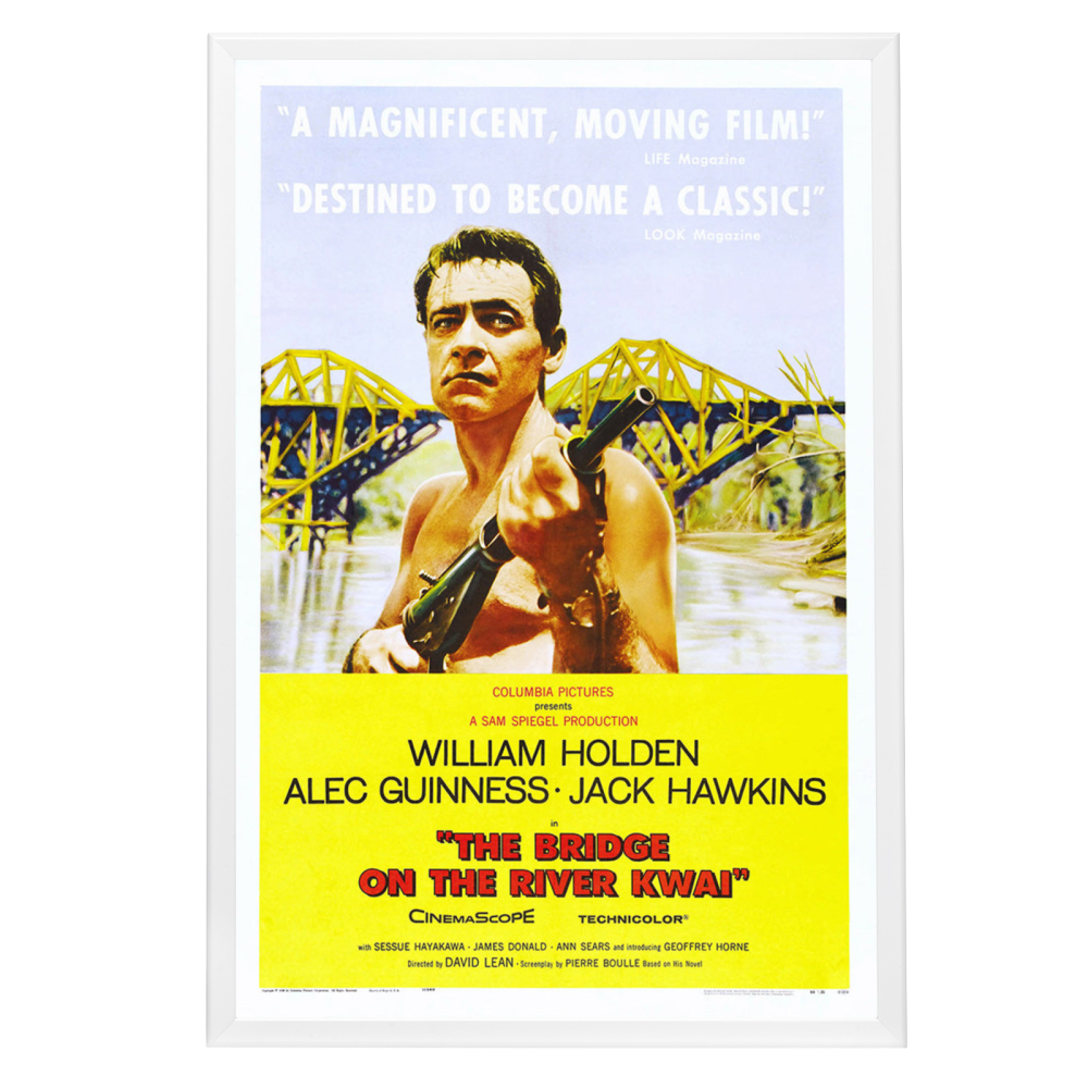 "Bridge On The River Kwai" (1957) Framed Movie Poster
