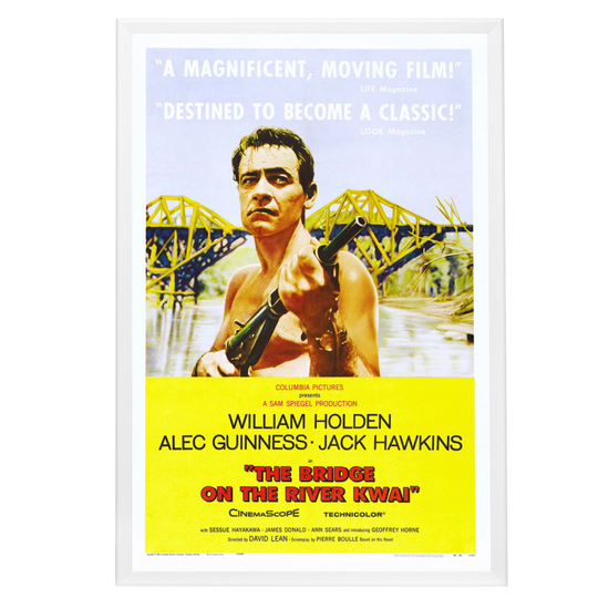 "Bridge On The River Kwai" (1957) Framed Movie Poster