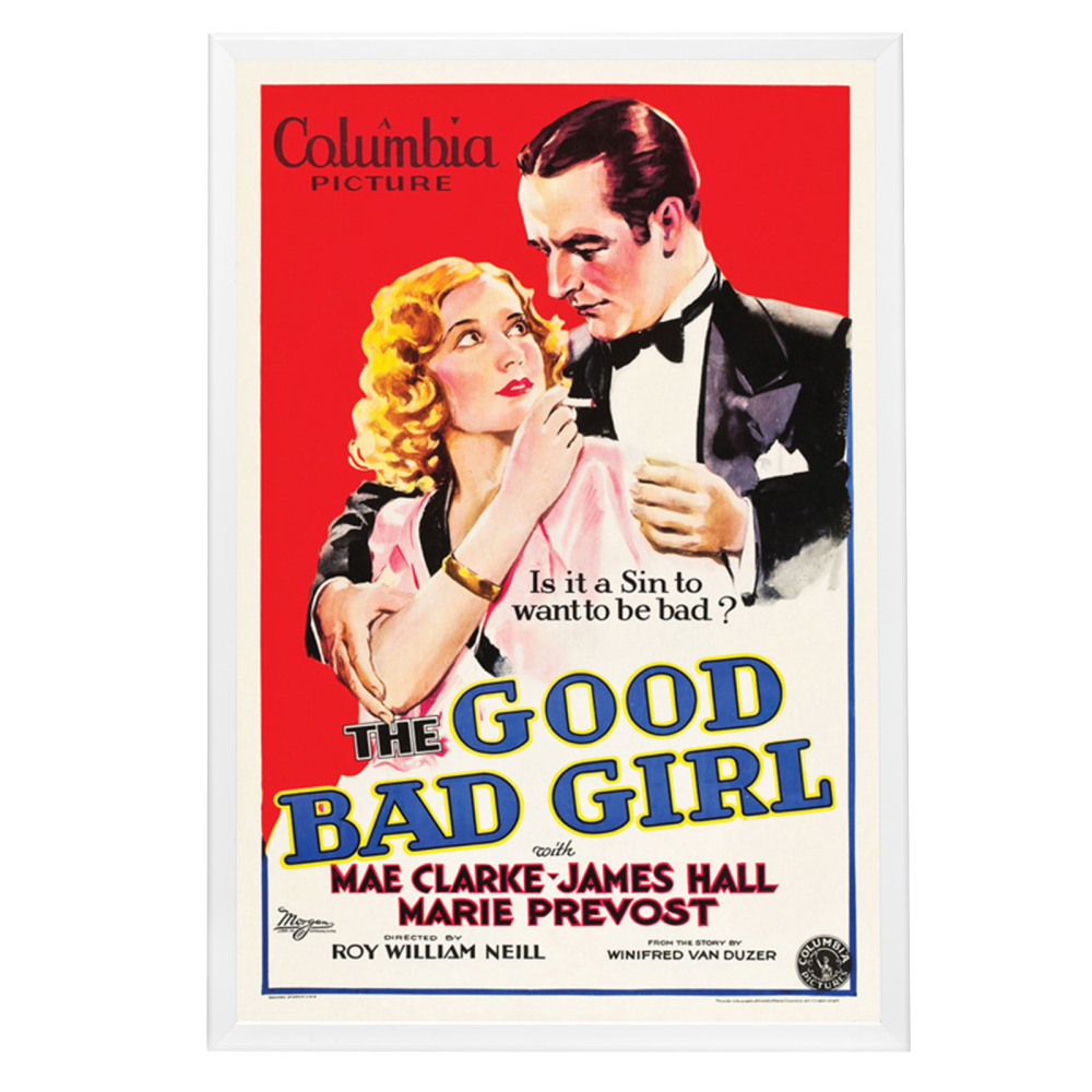 "Good Bad Girl" (1931) Framed Movie Poster