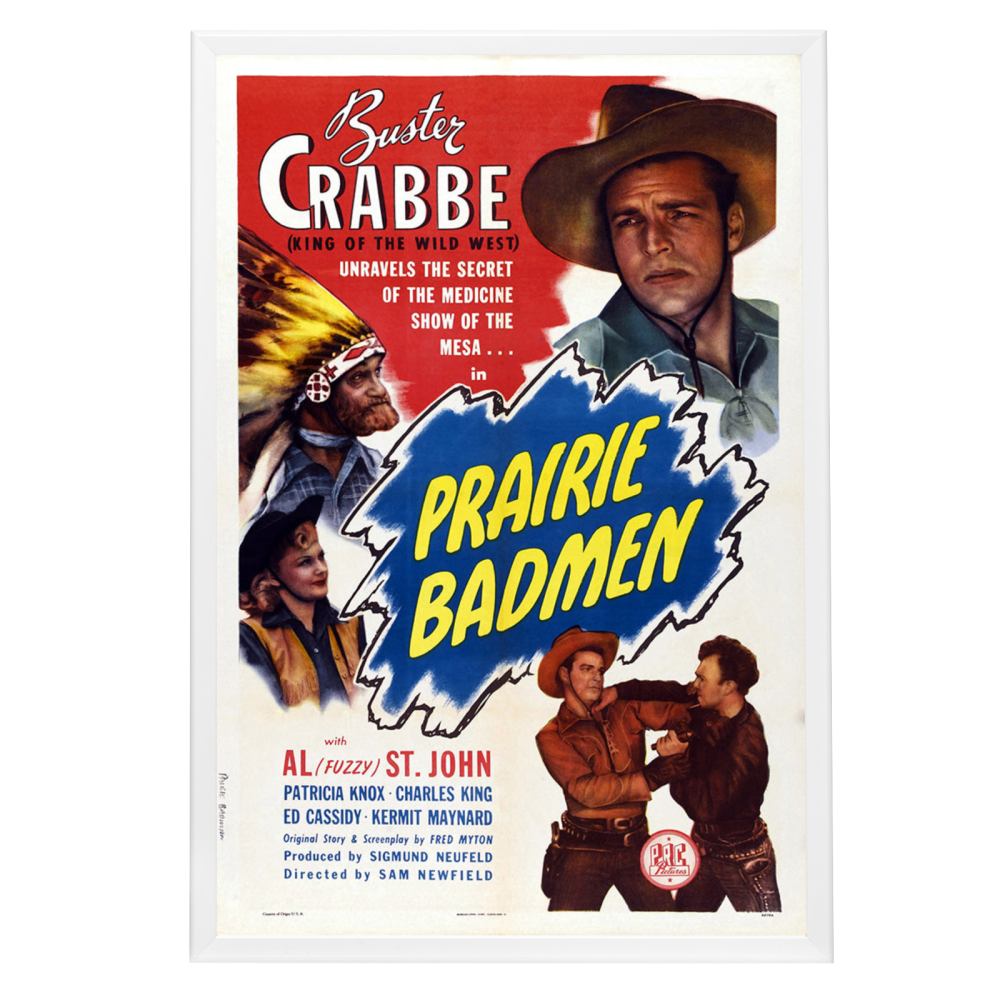 "Prairie Badmen" (1946) Framed Movie Poster