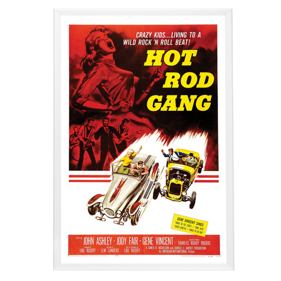 "Hot Rod Gang" (1958) Framed Movie Poster