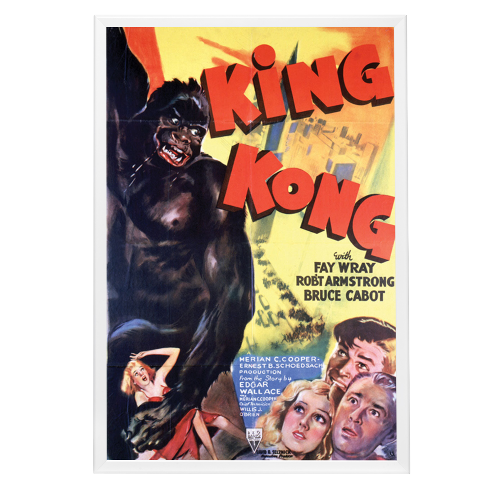 "King Kong" (1933) Framed Movie Poster