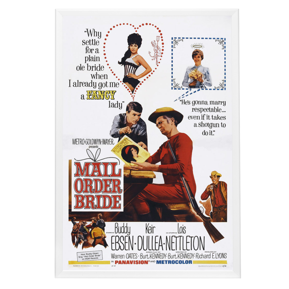 "Mail Order Bride" (1964) Framed Movie Poster