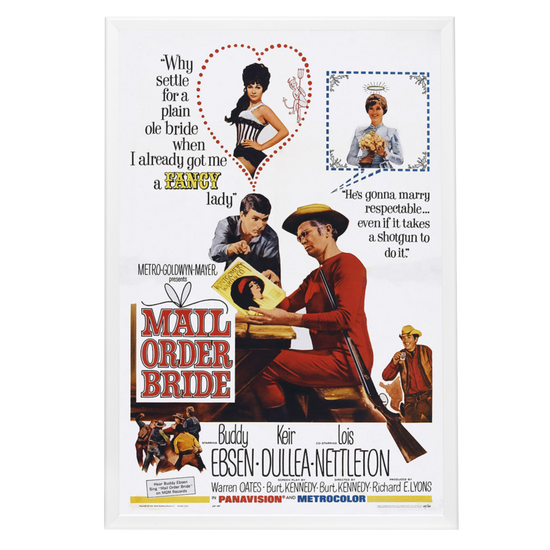 "Mail Order Bride" (1964) Framed Movie Poster