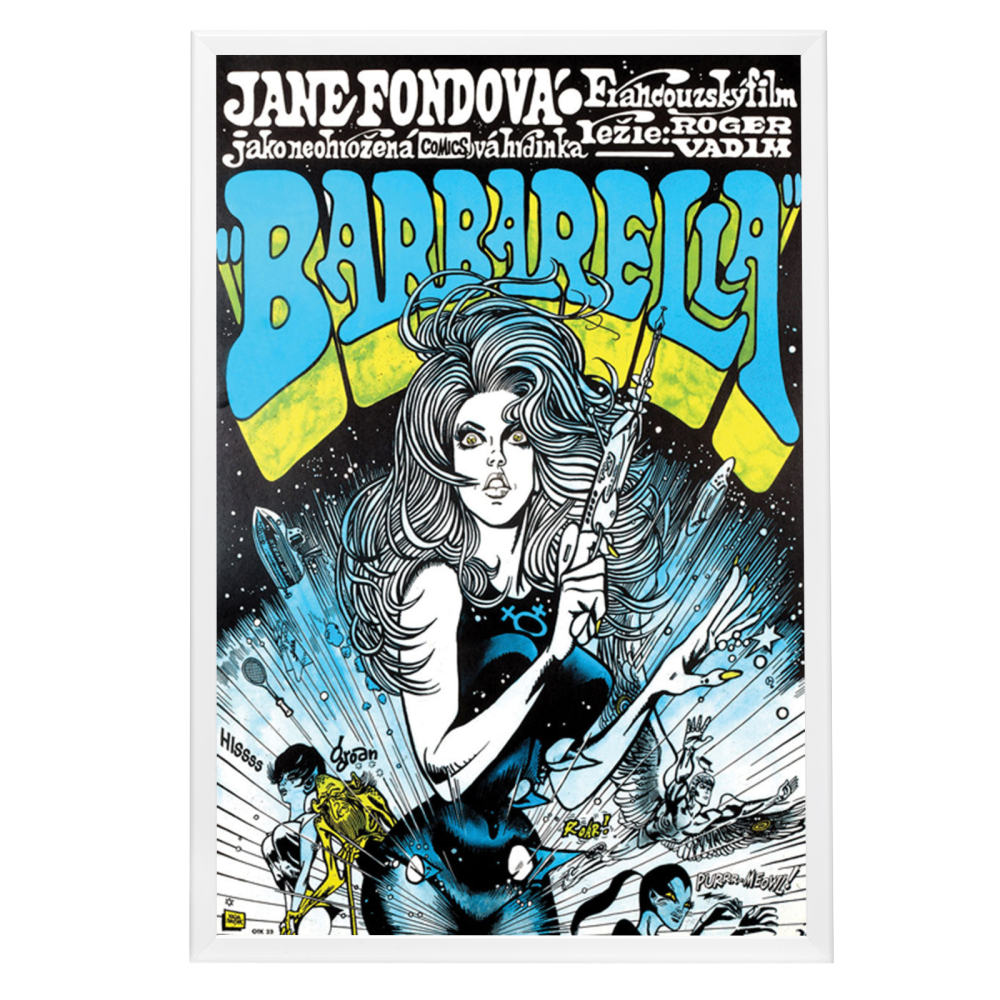 "Barbarella" (1968) Framed Movie Poster