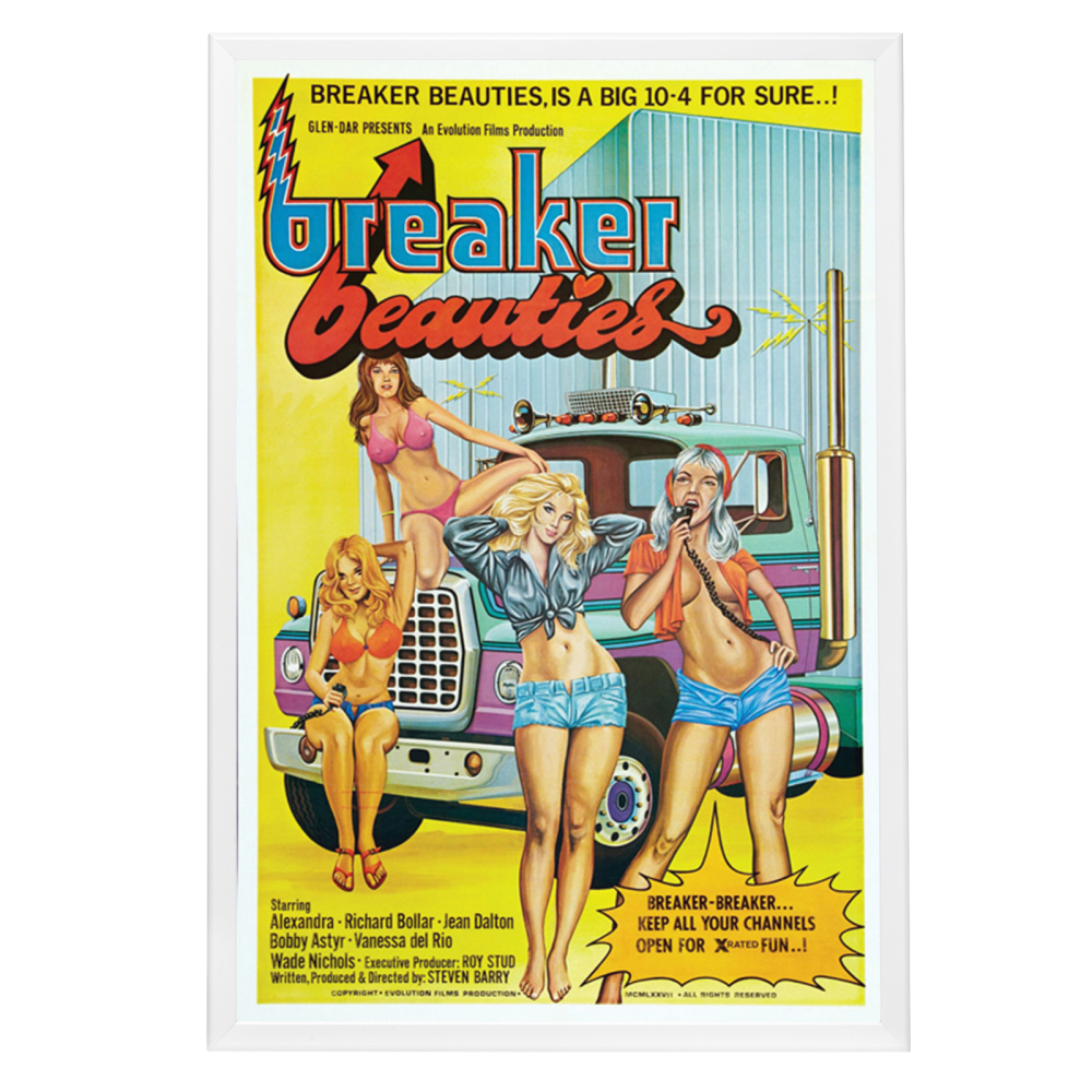 "Breaker Beauties" (1977) Framed Movie Poster