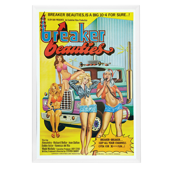 "Breaker Beauties" (1977) Framed Movie Poster
