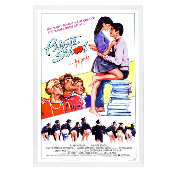 "Private School" (1983) Framed Movie Poster