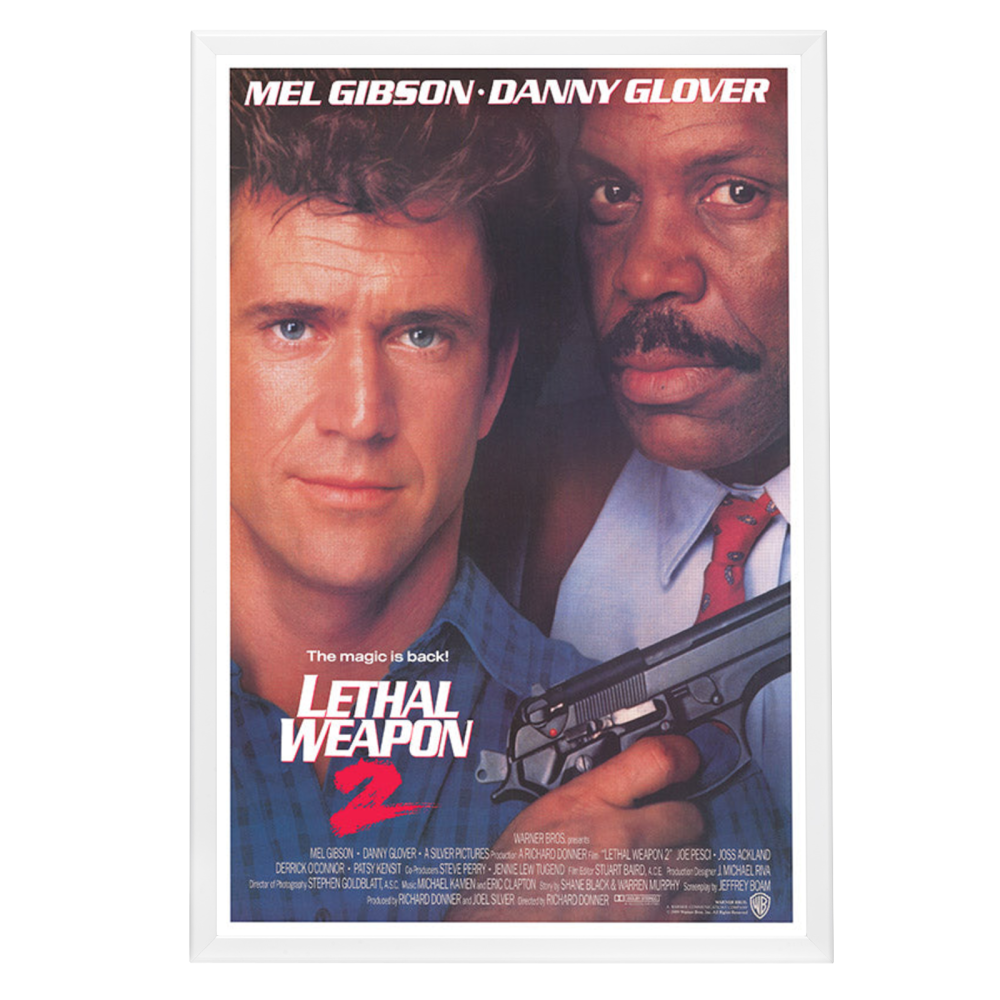 "Lethal Weapon 2" (1989) Framed Movie Poster