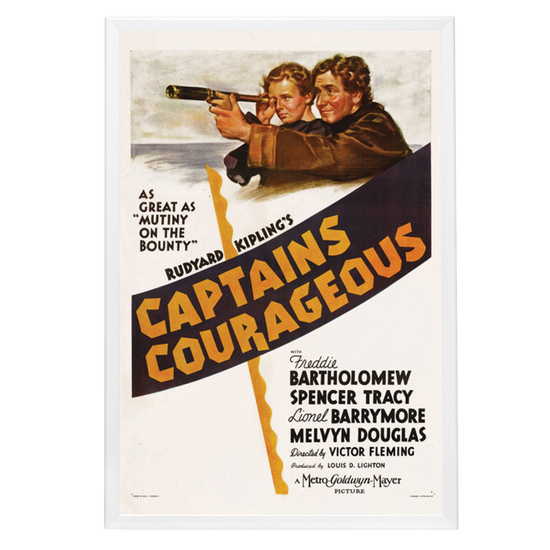 "Captains Courageous" (1937) Framed Movie Poster