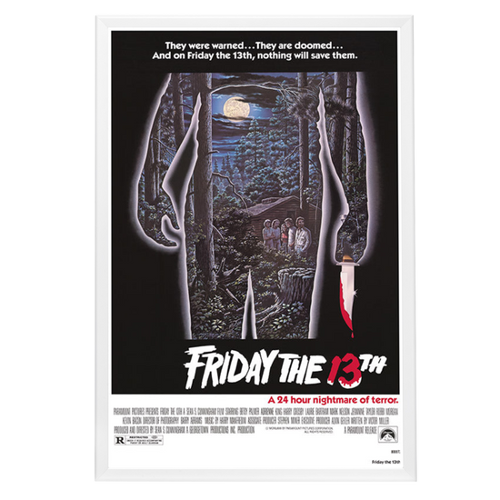 "Friday the 13th" (1980) Framed Movie Poster