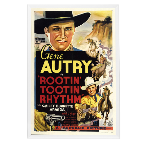 "Rootin' Tootin' Rhythm" (1937) Framed Movie Poster