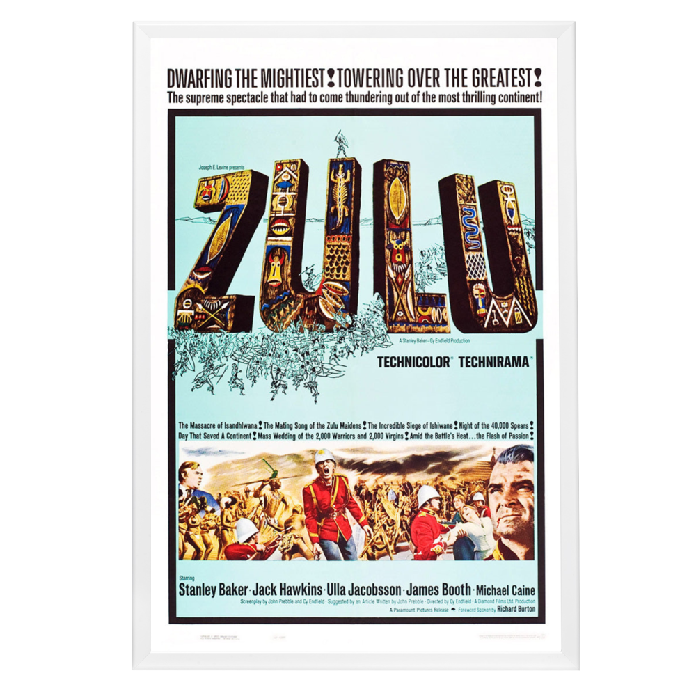 "Zulu" (1964) Framed Movie Poster