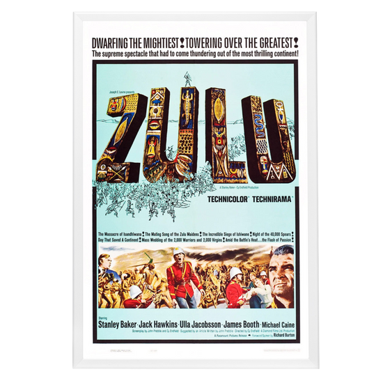 "Zulu" (1964) Framed Movie Poster