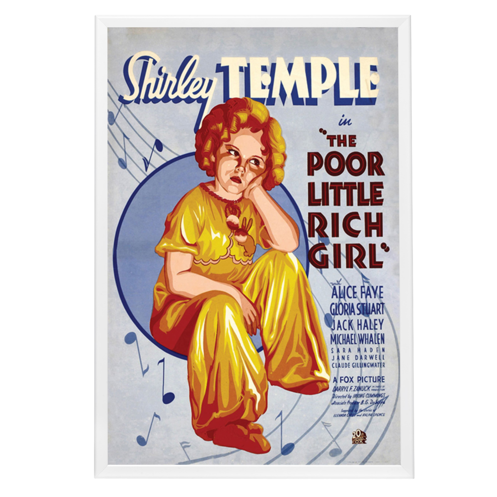 "Poor Little Rich Girl" (1936) Framed Movie Poster