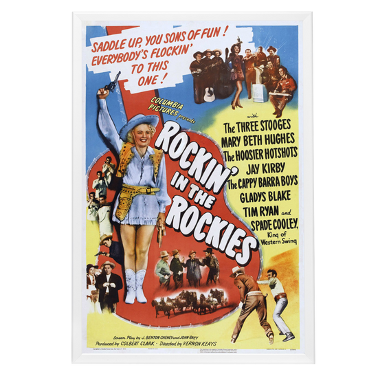 "Rockin' In The Rockies" (1945) Framed Movie Poster