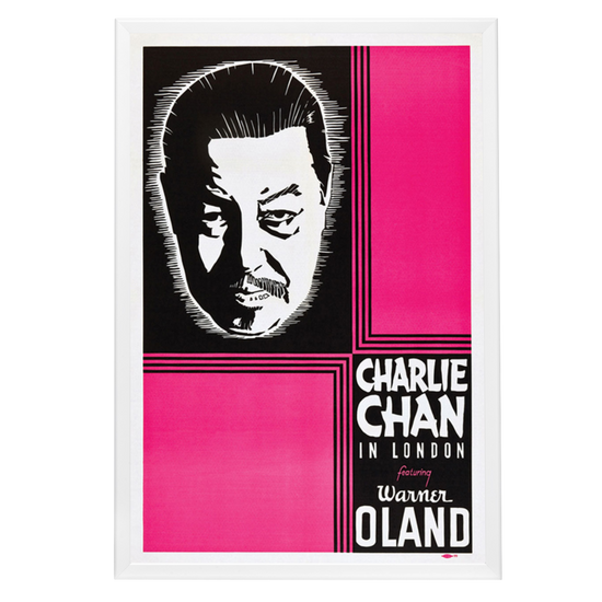 "Charlie Chan In London" (1934) Framed Movie Poster