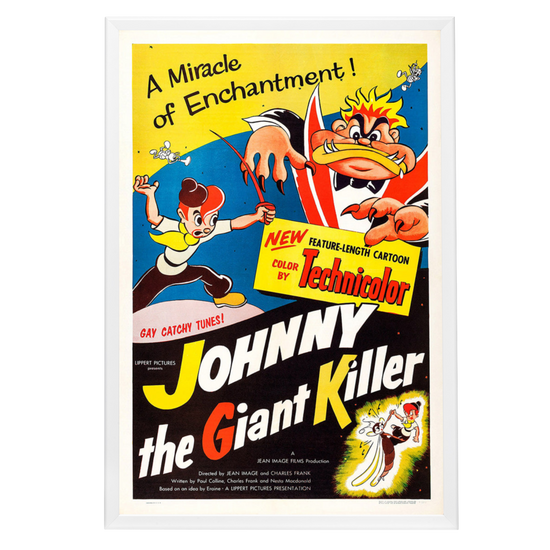 "Johnny The Giant Killer" (1950) Framed Movie Poster