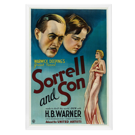 "Sorrell And Son" (1933) Framed Movie Poster