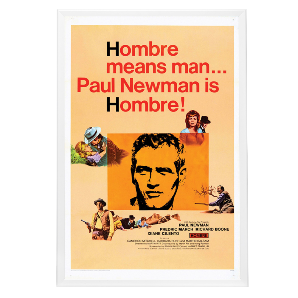 "Hombre" (1967) Framed Movie Poster