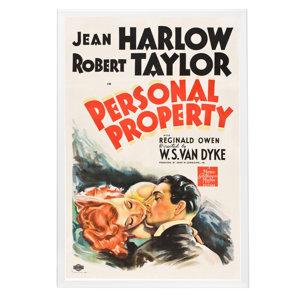 "Personal Property" (1937) Framed Movie Poster