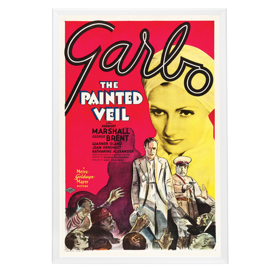 "Painted Veil" (1934) Framed Movie Poster