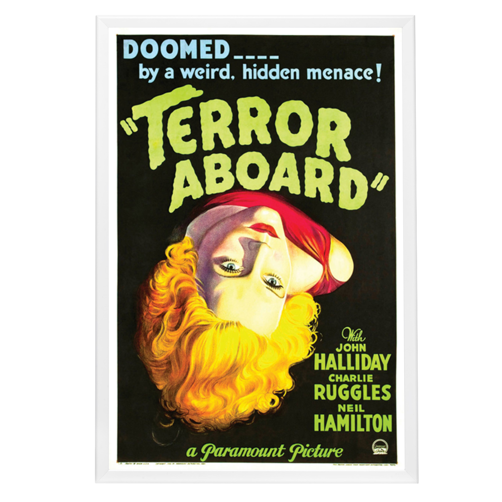 "Terror Aboard" (1933) Framed Movie Poster