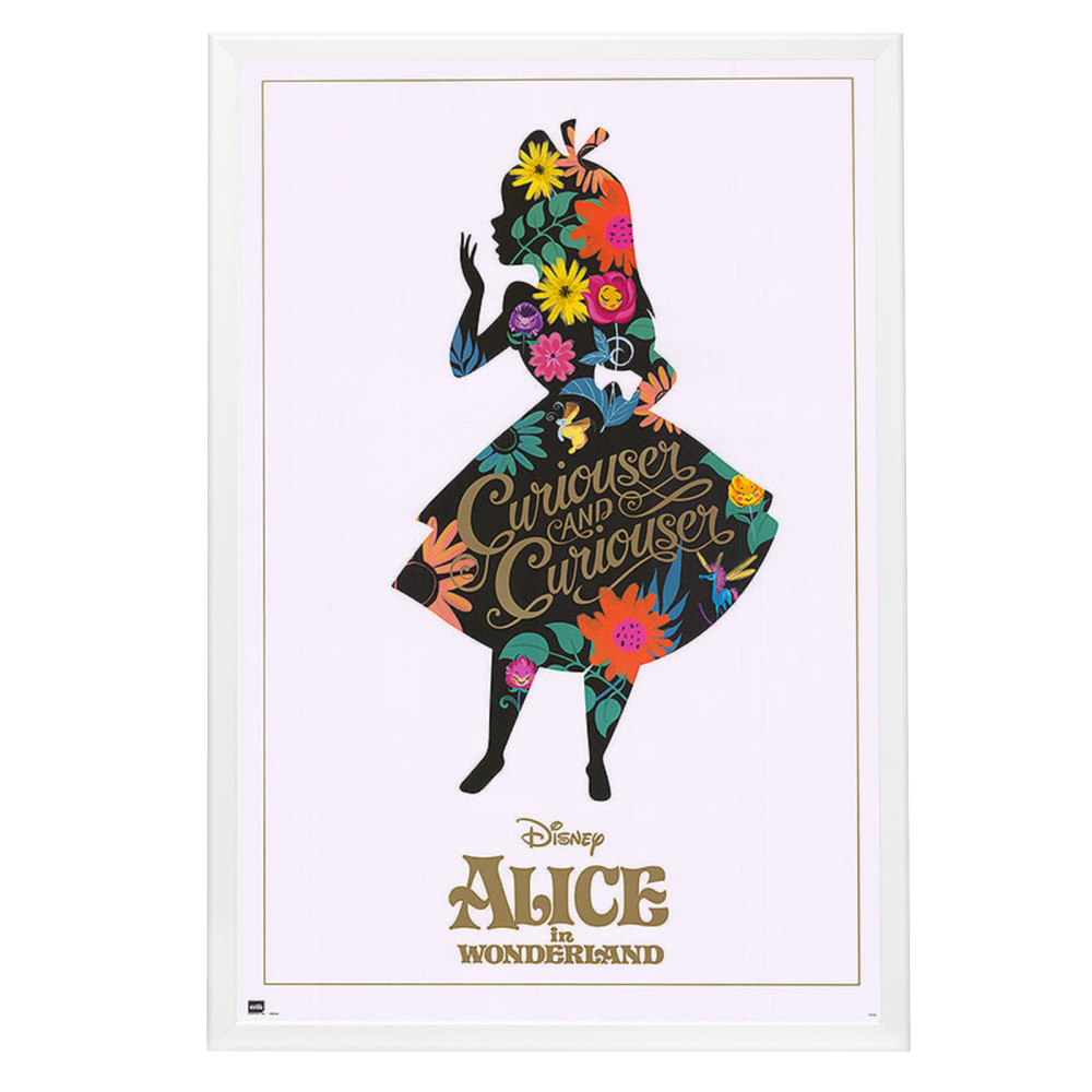 "Alice in Wonderland" (1951) Framed Movie Poster