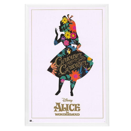 "Alice in Wonderland" (1951) Framed Movie Poster