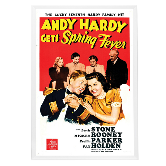 "Andy Hardy Gets Spring Fever" (1939) Framed Movie Poster