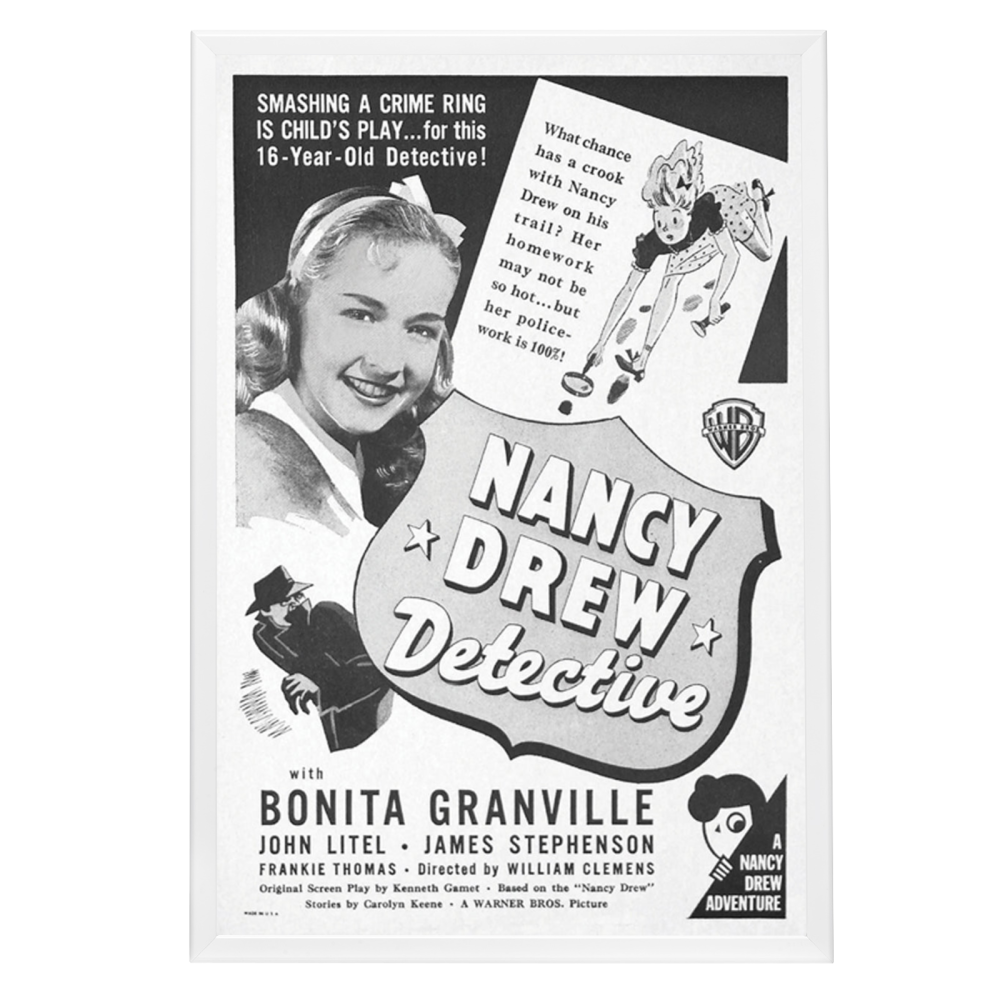 "Nancy Drew: Detective" (1938) Framed Movie Poster