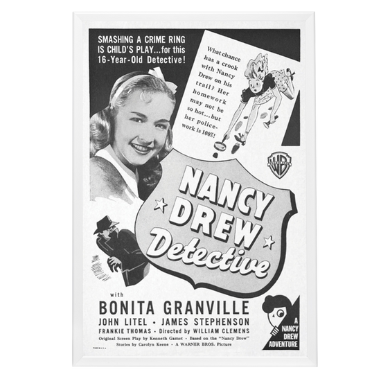 "Nancy Drew: Detective" (1938) Framed Movie Poster