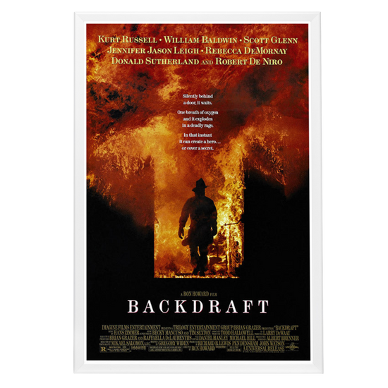 "Backdraft" (1991) Framed Movie Poster