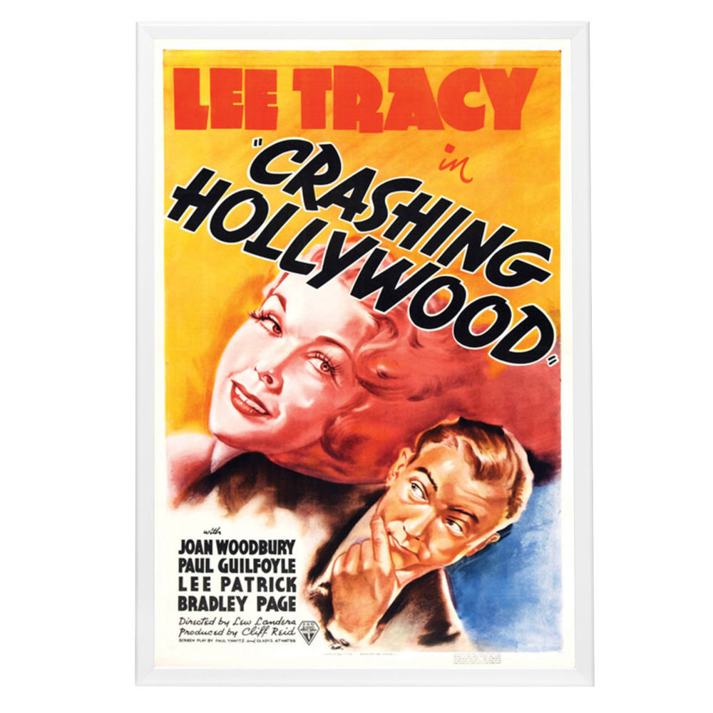 "Crashing Hollywood" (1938) Framed Movie Poster