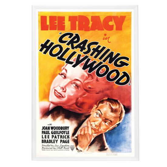 "Crashing Hollywood" (1938) Framed Movie Poster