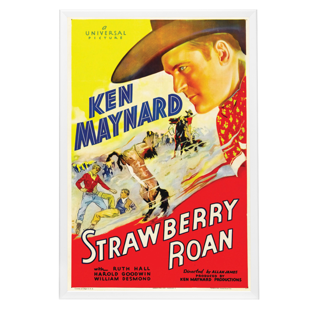 "Strawberry Roan" (1933) Framed Movie Poster