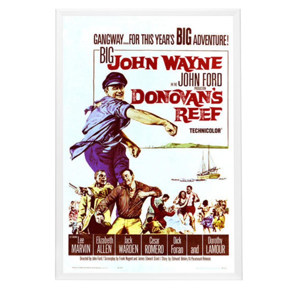 "Donovan's Reef" (1963) Framed Movie Poster