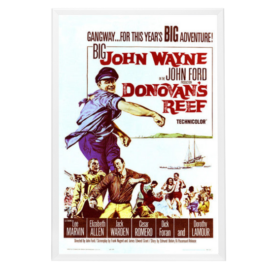 "Donovan's Reef" (1963) Framed Movie Poster