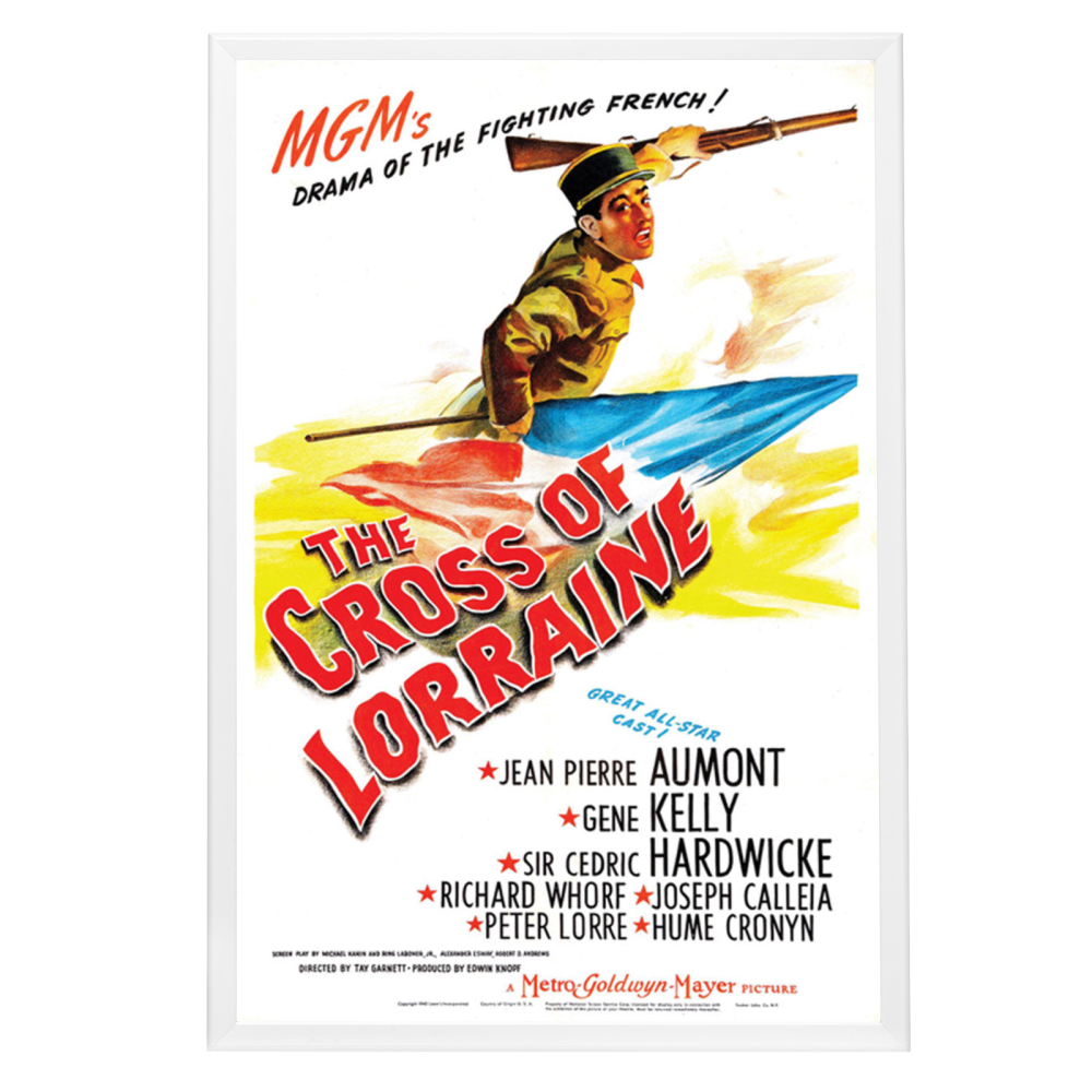 "Cross Of Lorraine" (1943) Framed Movie Poster
