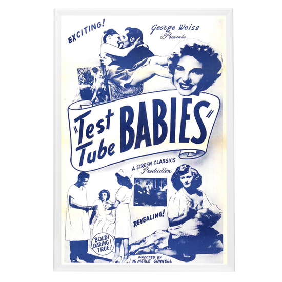 "Test Tube Babies" (1948) Framed Movie Poster