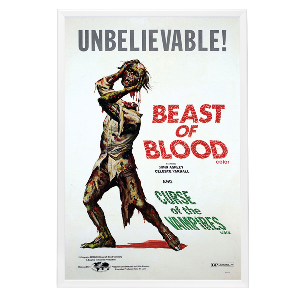 "Beast Of Blood" (1971) Framed Movie Poster