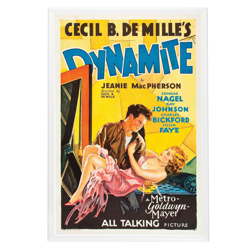 "Dynamite" (1929) Framed Movie Poster