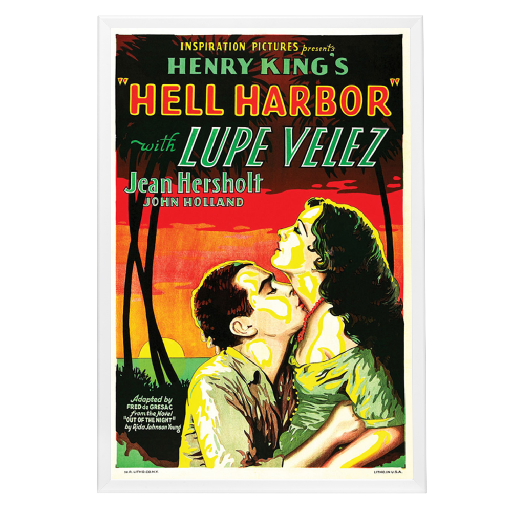 "Hell Harbor" (1930) Framed Movie Poster