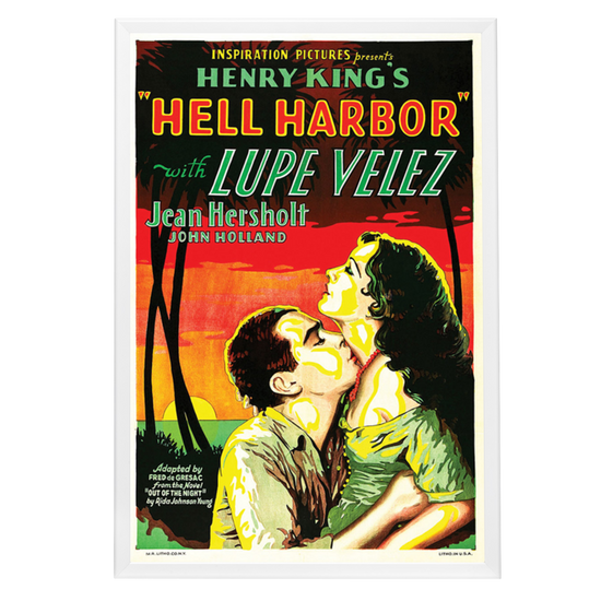 "Hell Harbor" (1930) Framed Movie Poster