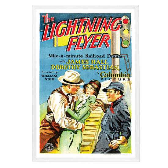 "Lightning Flyer" (1931) Framed Movie Poster